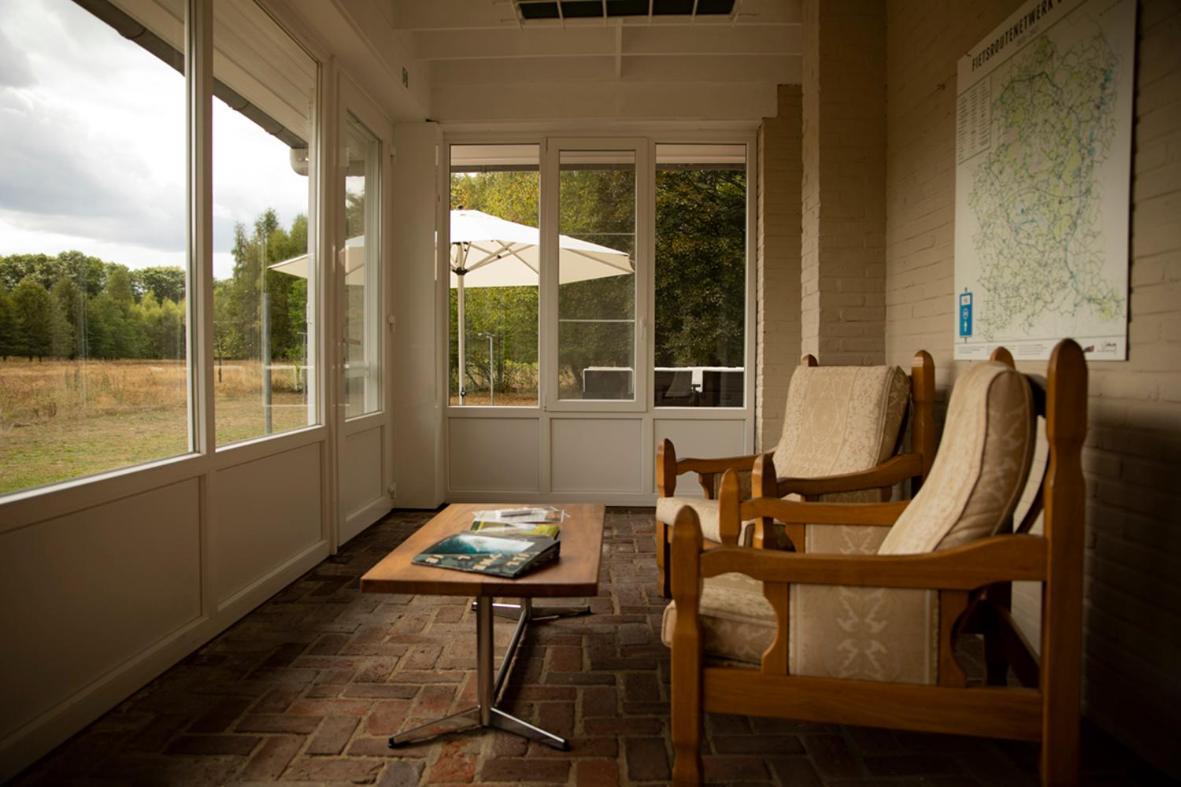 Vakantiewoning Heidebos In Het Nationaal Park Hoge Kempen Opglabbeek Ngoại thất bức ảnh